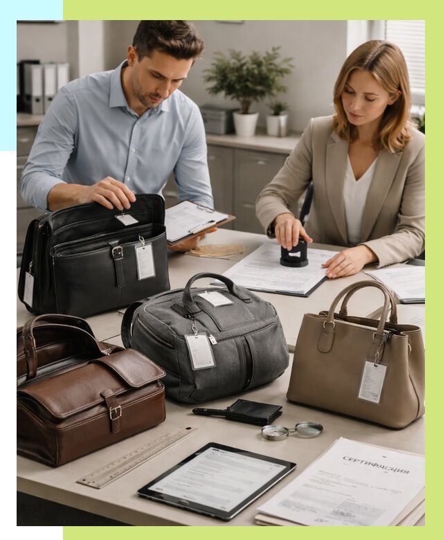 Сертификация сумок в Хабаровске от 7716 руб. | Алешин-Хбр