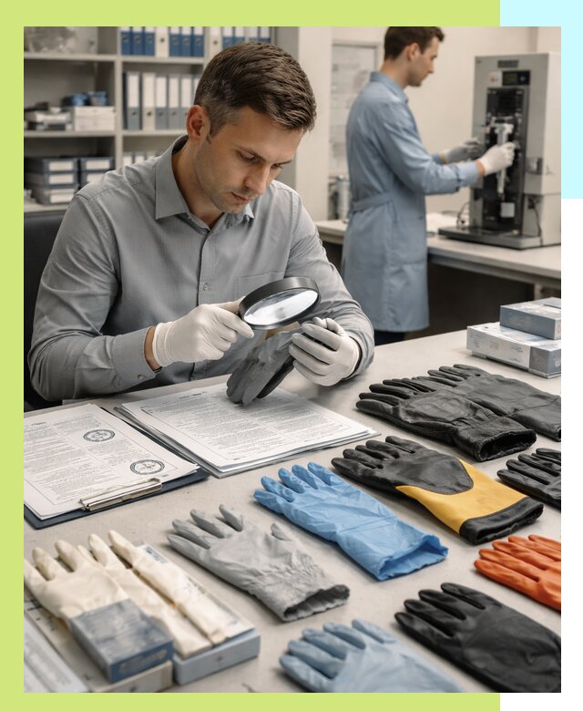 Сертификация перчаток и средств защиты продукции в Хабаровске