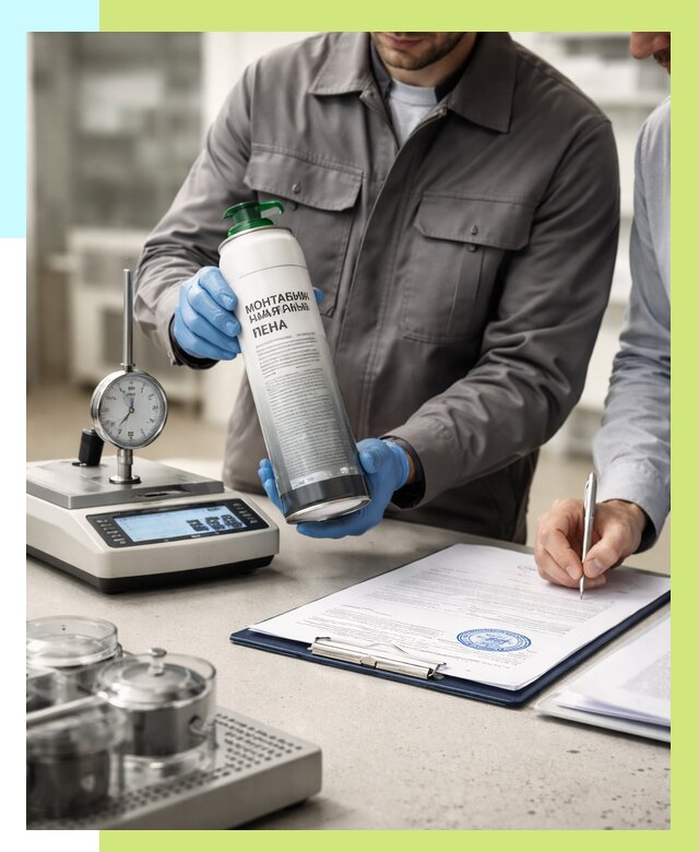 Сертификация монтажной пены в Хабаровске от 15432 р. | Алешин-Хбр