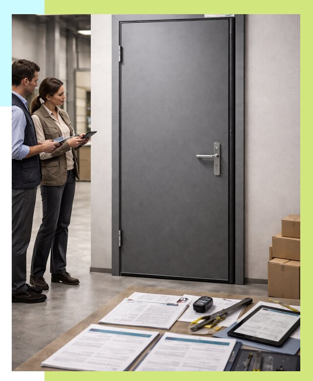 Сертификация противопожарных дверей в Хабаровске от 9259 р. | Алешин-Хбр