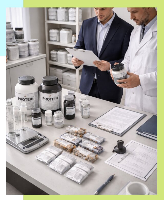 Сертификация спортивного питания в Хабаровске от 15432 р., Алешин-Хбр