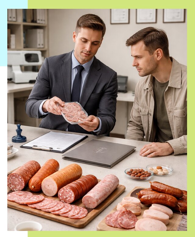 Сертификация колбасных изделий в Хабаровске от 7716 р. | Алешин-Хбр