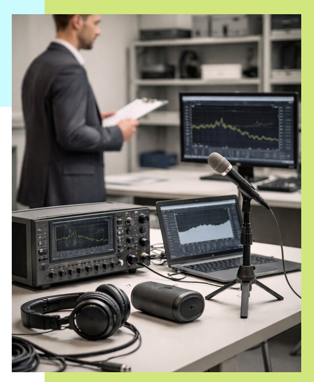 Сертификация аудиотехники в Хабаровске от 15432 р., Алешин-Хбр