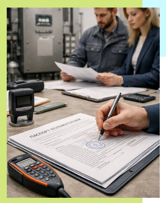 Оформление паспорта эксплуатации оборудования в Хабаровске