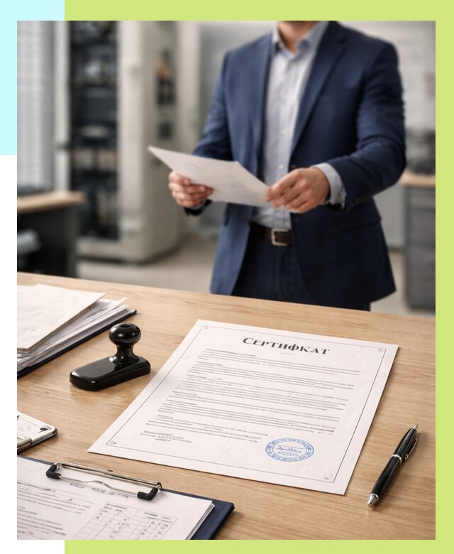Сертификат на оборудование в Хабаровске от 15432 р. | Алешин-Хбр