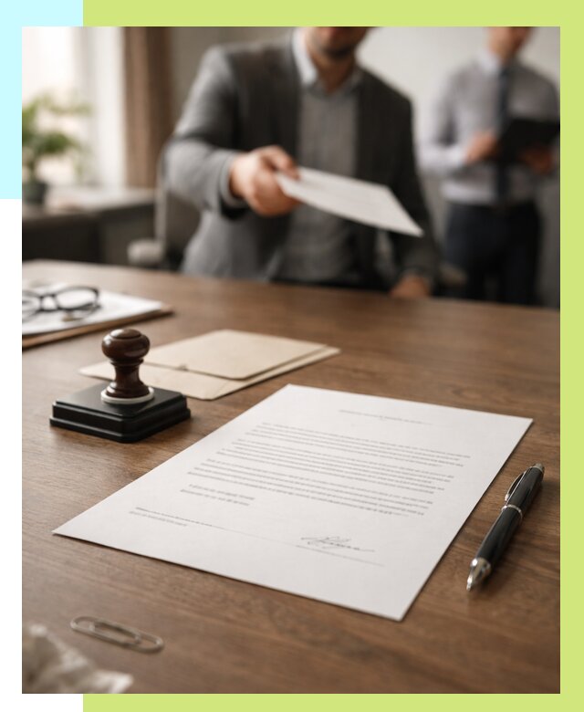 Отказное письмо по сертификации в Хабаровске от 3601 р. | Алешин-Хбр