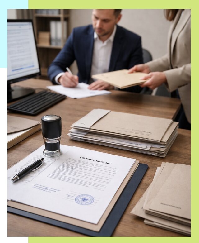 Отказное письмо для таможни в Хабаровске от 3086 р, Алешин-Хбр