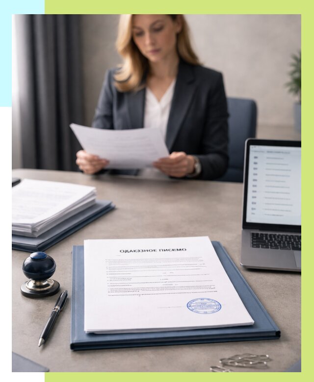 Отказное письмо для маркетплейсов в Хабаровске от 2572 р., Алешин-Хбр