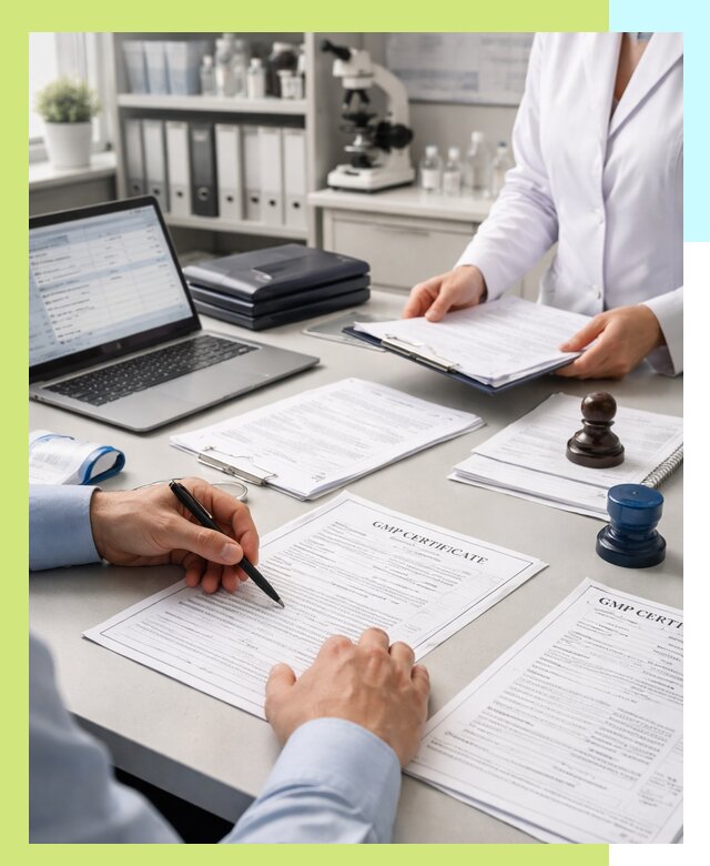 Оформление сертификата GMP в Хабаровске для фармпроизводства