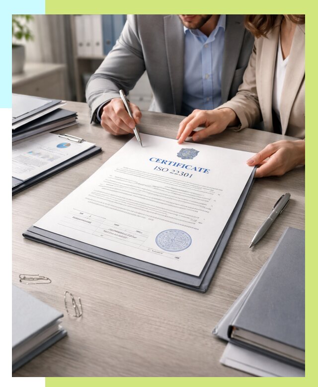 Сертификат ISO 22301 в Хабаровске от 46296 р. | Алешин-Хбр срочно