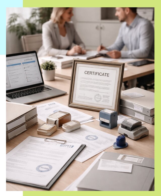 Сертификация компании в Хабаровске от 46296 р. | Алешин-Хбр — заказ